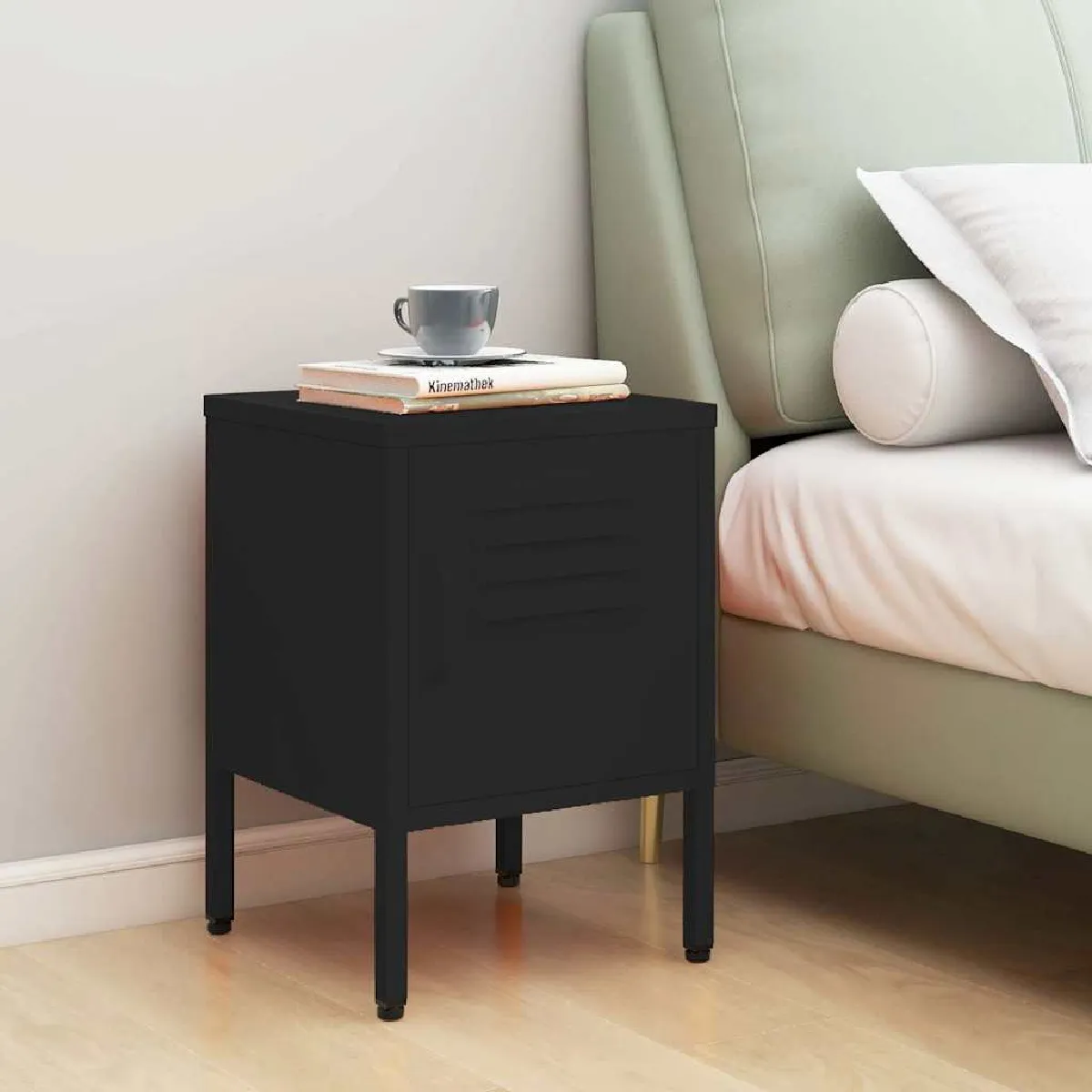 Vidaxl Noir Table De Chevet