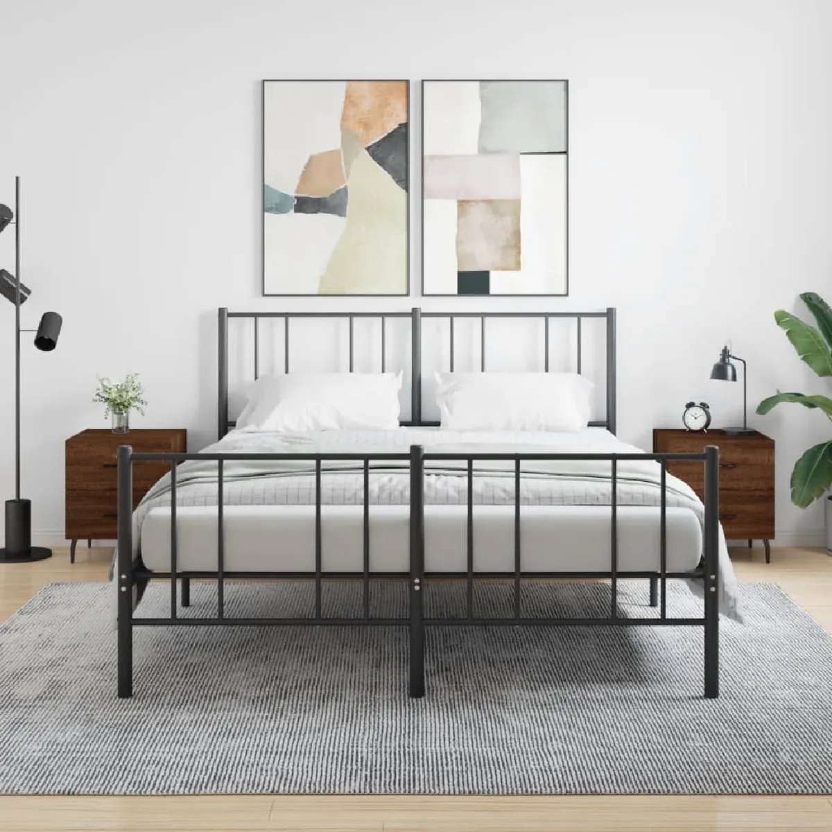 vidaXL Tables de Chevet Chêne - vue 4