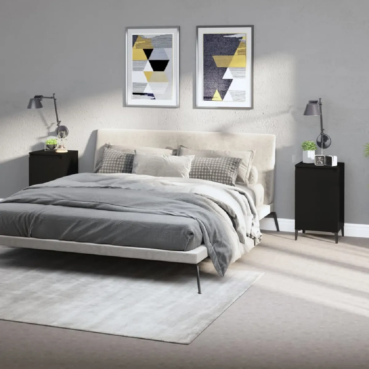 vidaXL Tables de chevet 2 pcs - vue 10