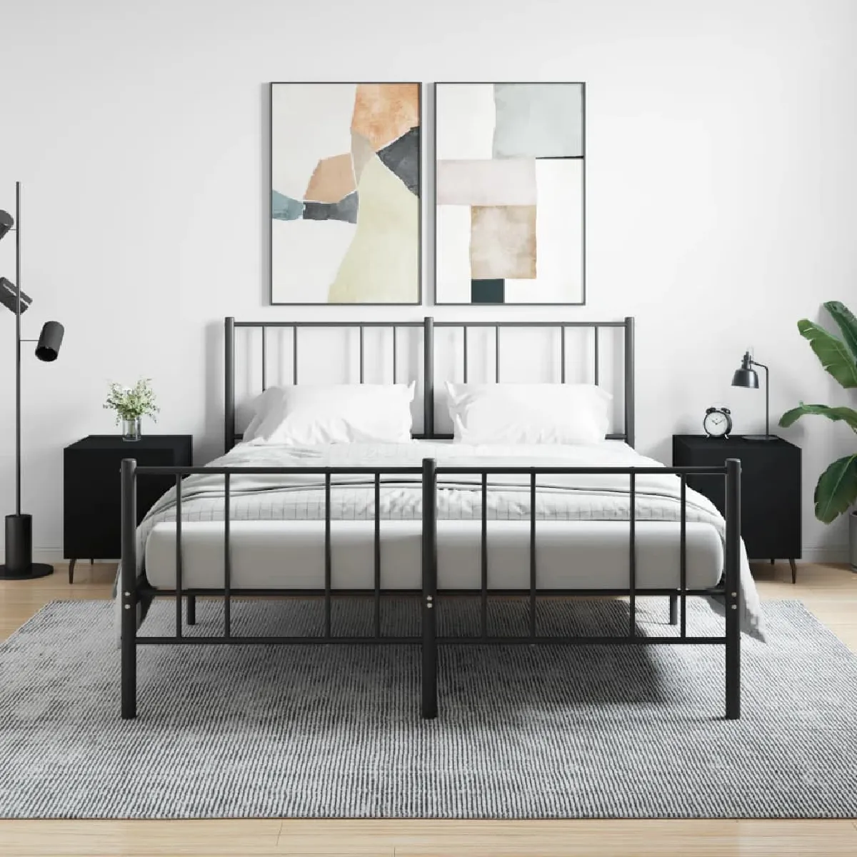 vidaXL Lot de 2 Tables de chevet 40x40x50 cm