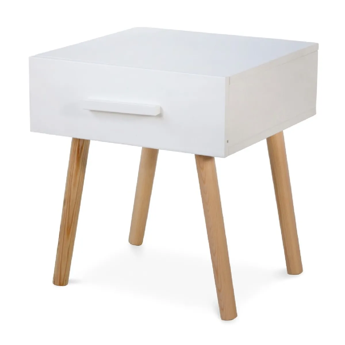Homestyle4u Blanc Table De Nuit