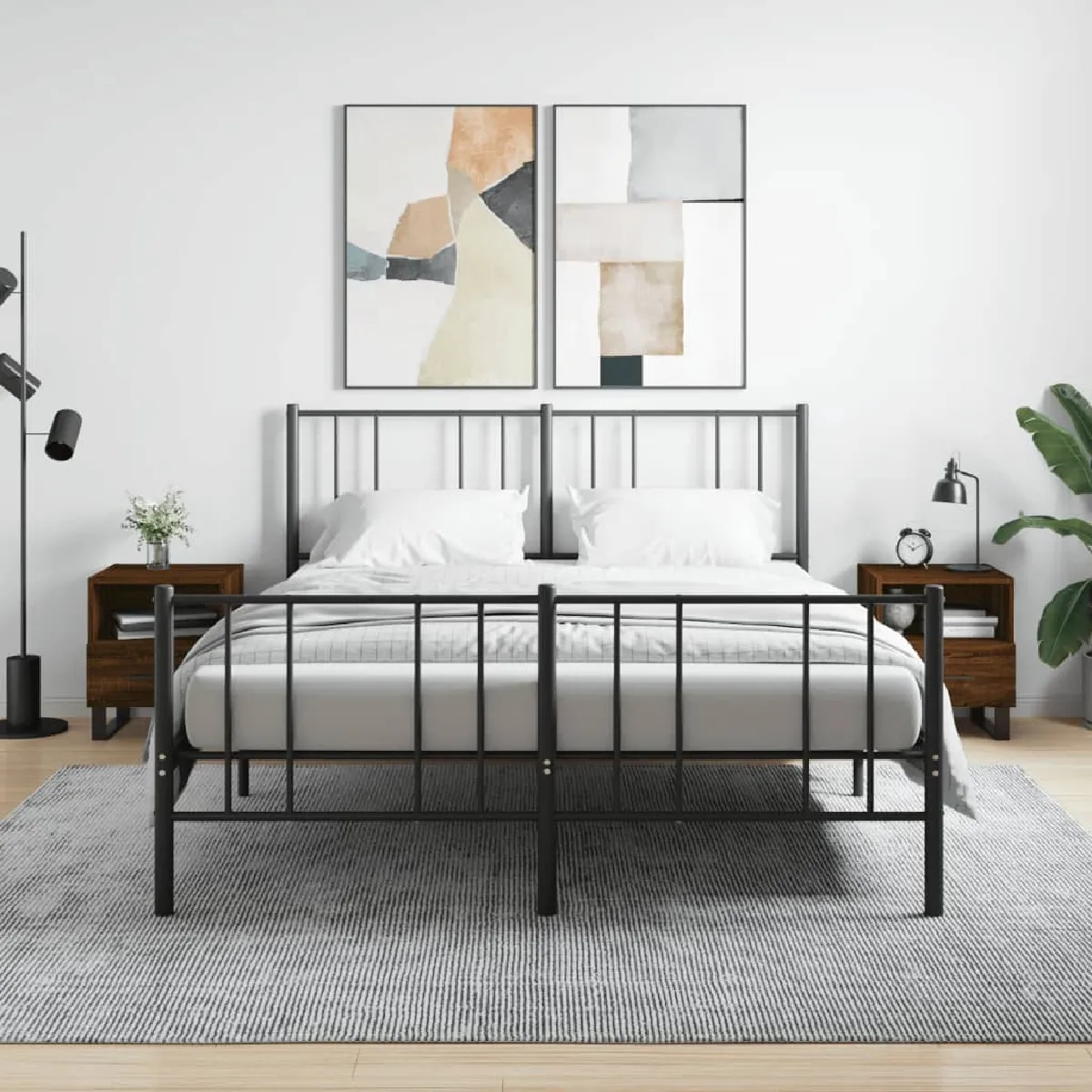 vidaXL Tables de Chevet Chêne - vue 7