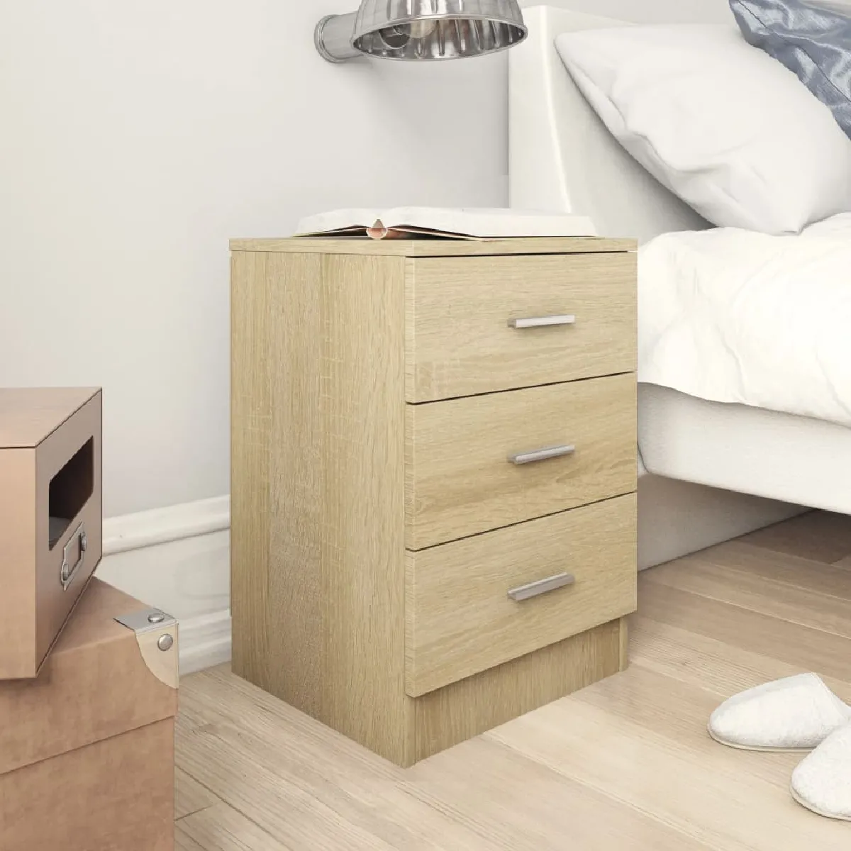vidaXL Lot de 2 tables chêne sonoma - vue 3