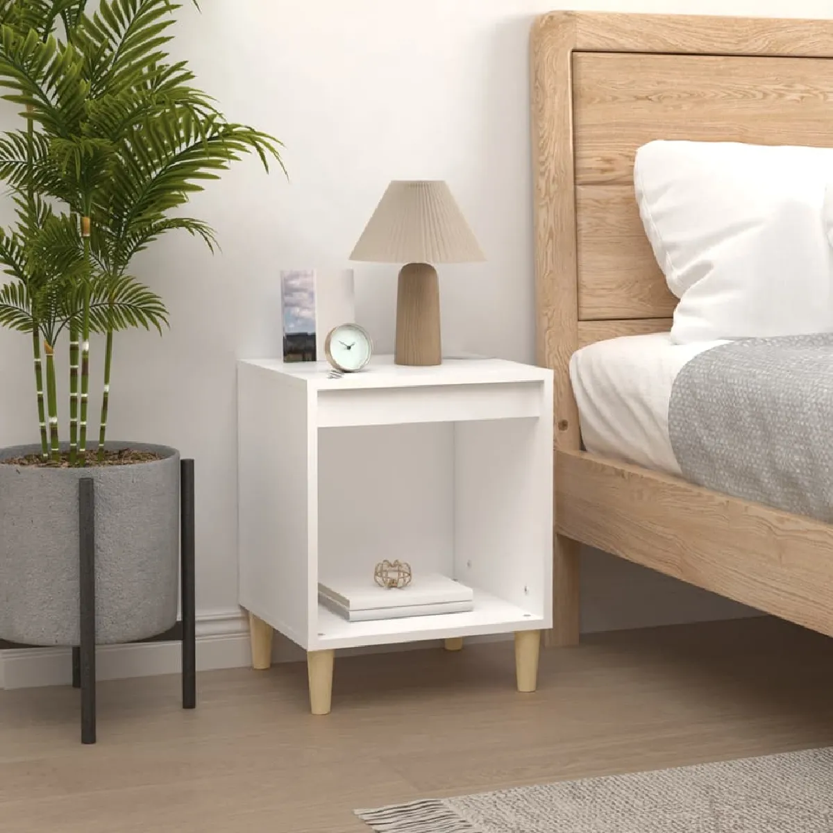 VIDAXL Table de Chevet Bois - vue 5