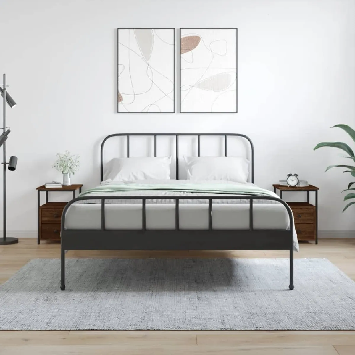 vidaXL Tables de Chevet Chêne - vue 5