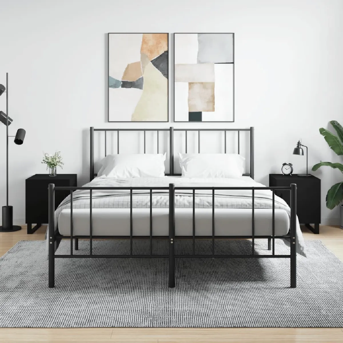 Vidaxl Noir Tables De Chevet