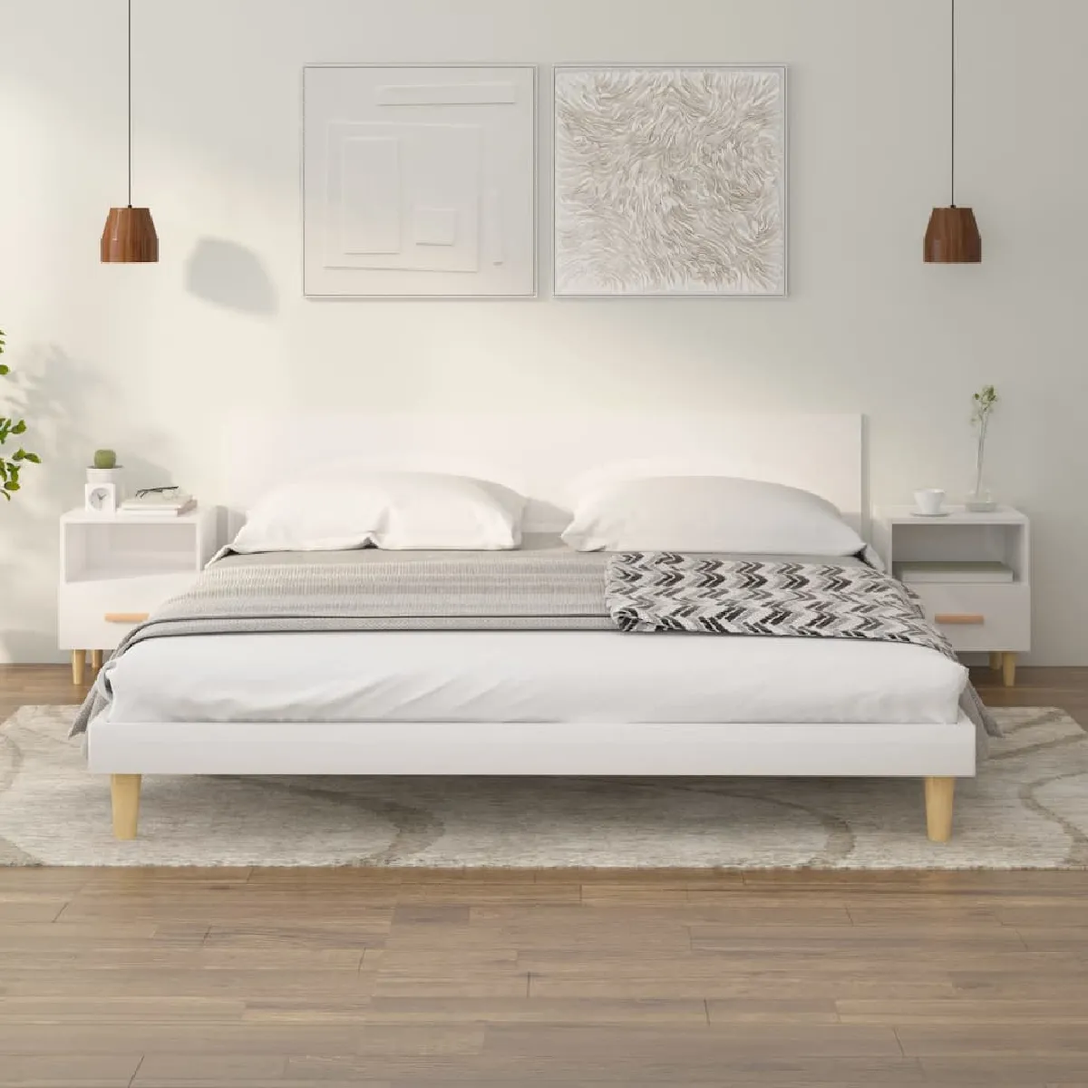 vidaXL Tables de chevet 2 pcs - vue 6