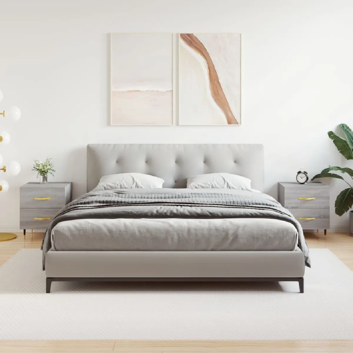 vidaXL Tables de chevet Lot de 2 Sonoma - vue 5