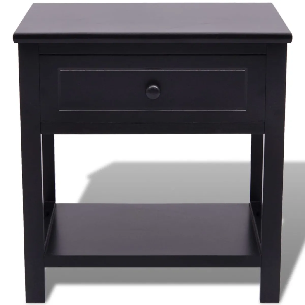 Helloshop26 Table de chevet 1 tiroir - vue 2