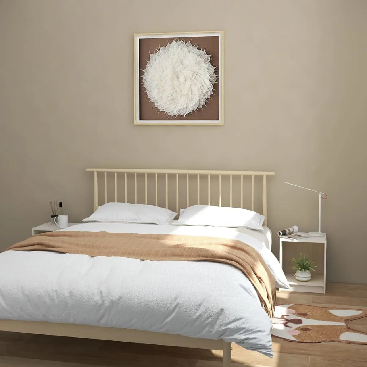 vidaXL Tables de chevet 2 pcs