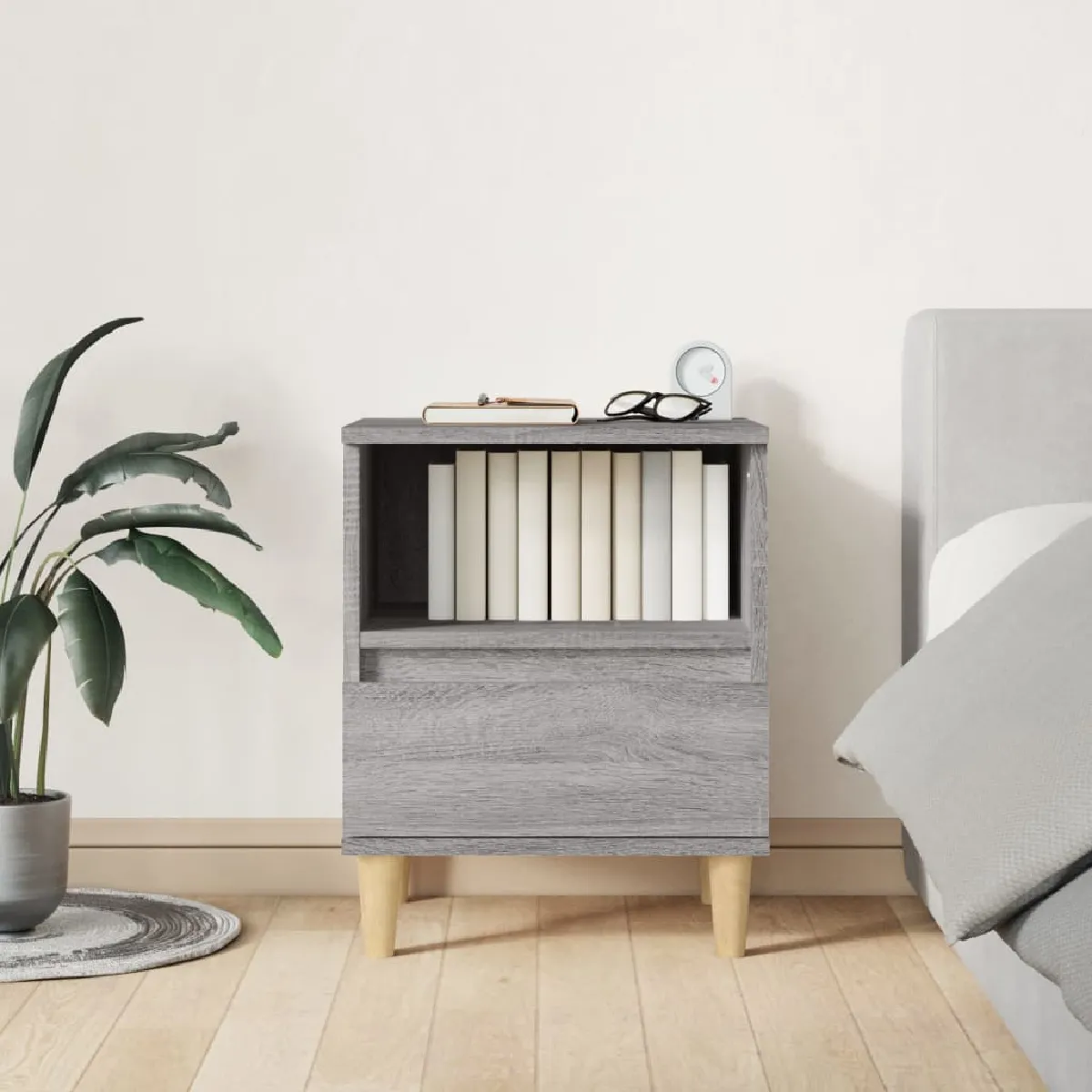 vidaXL Table de chevet Sonoma - vue 10