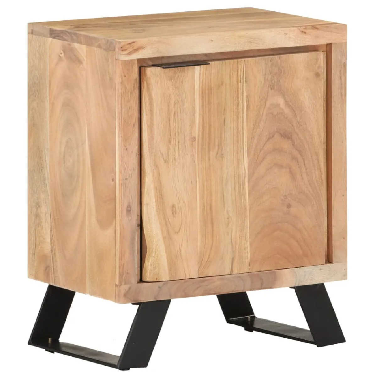 vidaXL Table de Chevet Bois d'Acacia