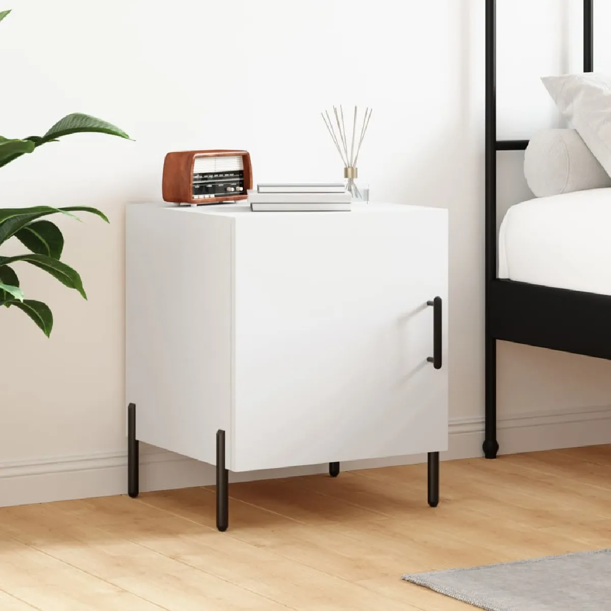 Vidaxl Blanc Table De Chevet