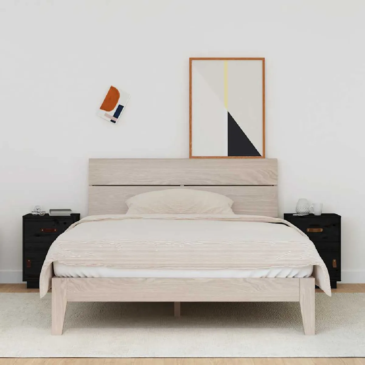 vidaXL Tables de chevet 2pcs - vue 5