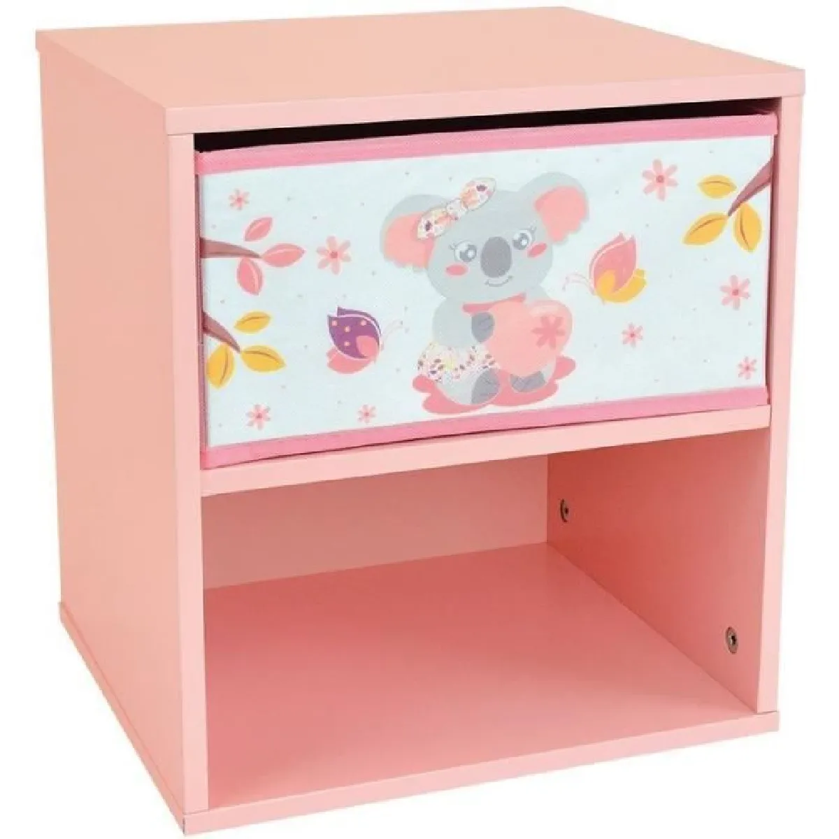 Fun House Rose Chevet Enfant Tiroir