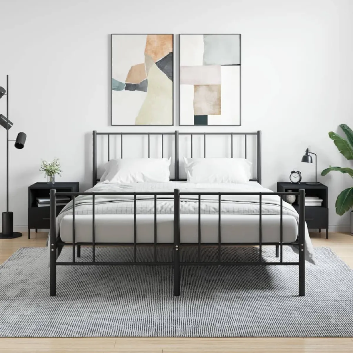 vidaXL Tables de chevet 2pcs