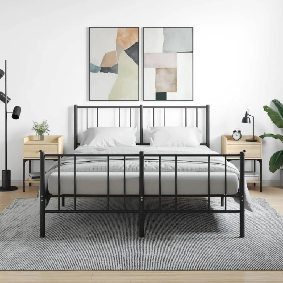 vidaXL Tables de Chevet Chêne Sonoma - vue 8