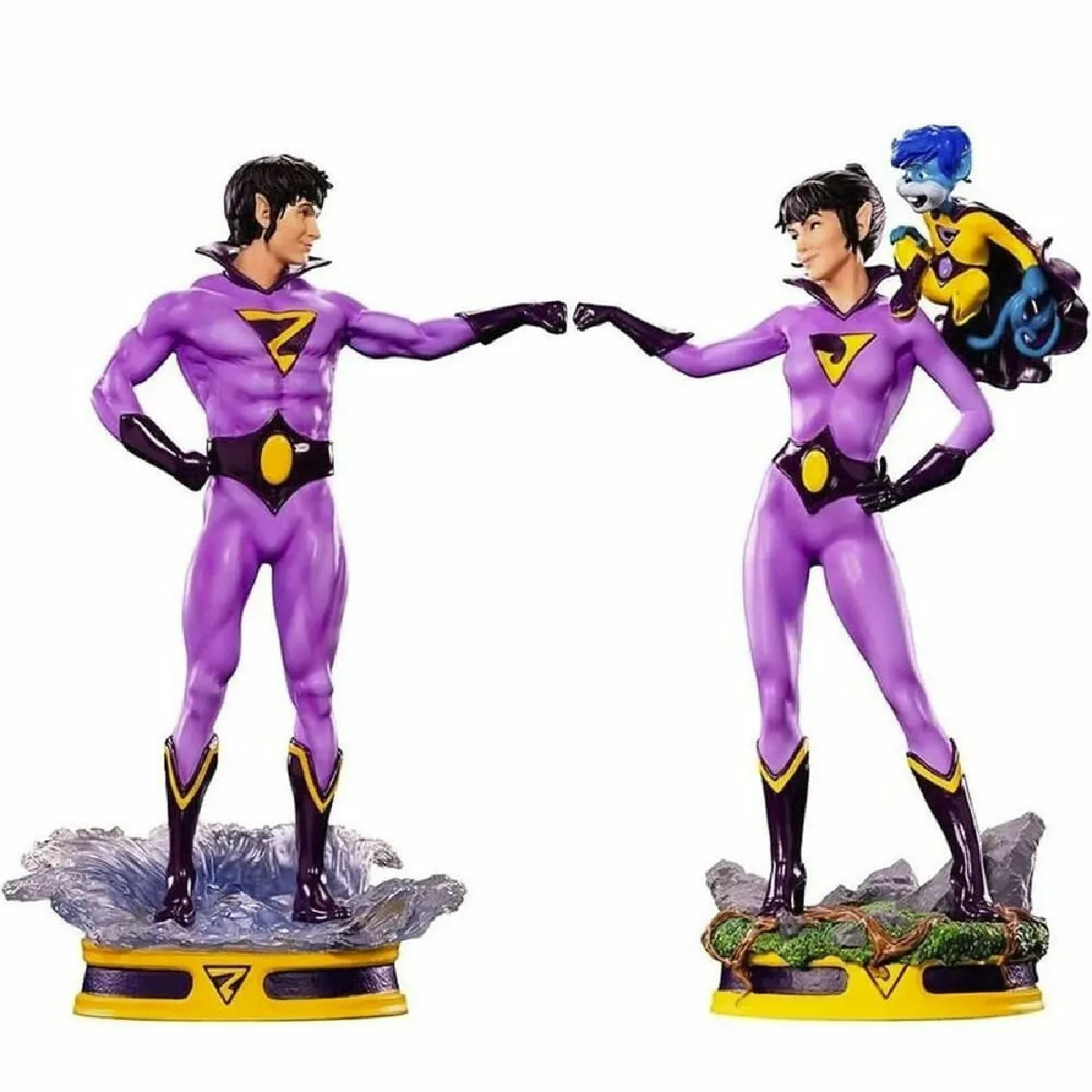 Iron Studios Iron Studio Statue Dc Comics Wonder Twins Art Scale 1/10