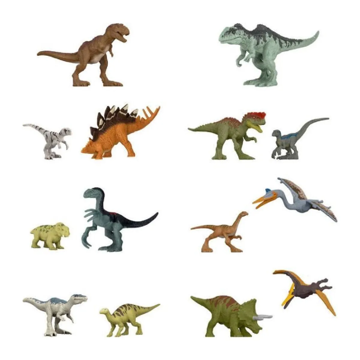 JURASSIC WORLD  mini figurines dinosaures
