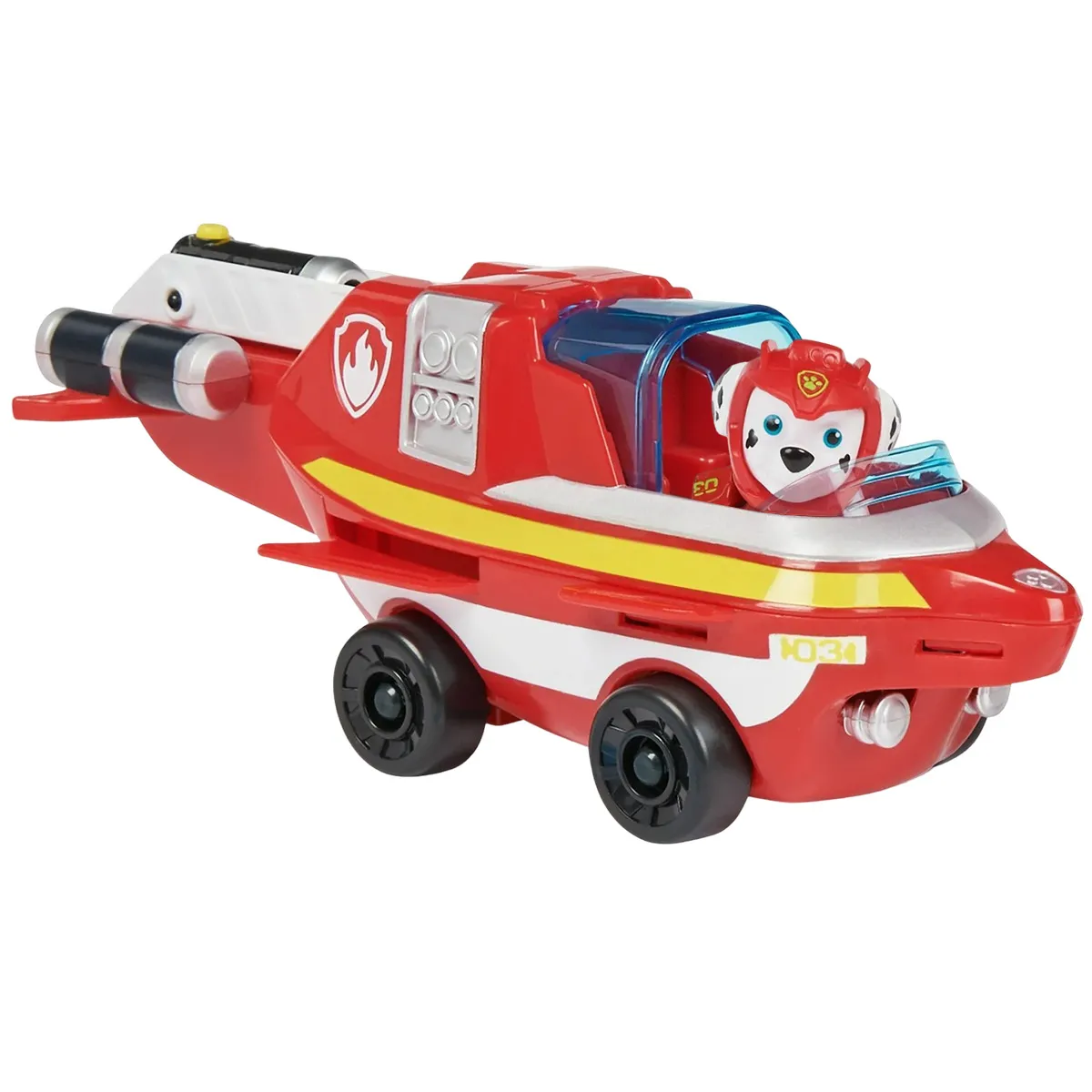 PAT' PATROUILLE PUPS Voiture + Figurine Marcus Voiture Pat Patrouille Marcus Figurine à Collectionner Thème Mer Et Aventures Sous Marines Paw Patrol Jouet Enfant +