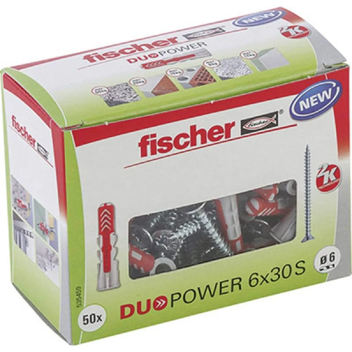 Fischer Chevilles DUOPOWER 10x50 mm 25 pcs - vue 8