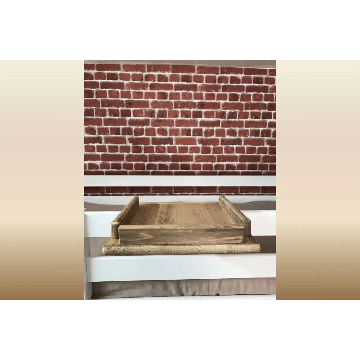 Decopin Tablette de chevet sapin - Bois