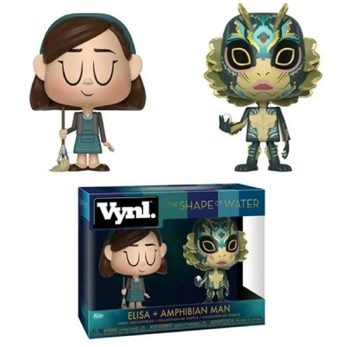 Funko Vynl La Forme de 'Eau Elisa + Homme Grenouille