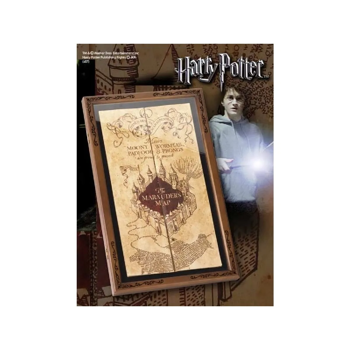 Noble Collection Présentoir Carte Du Maraudeur Harry Potter