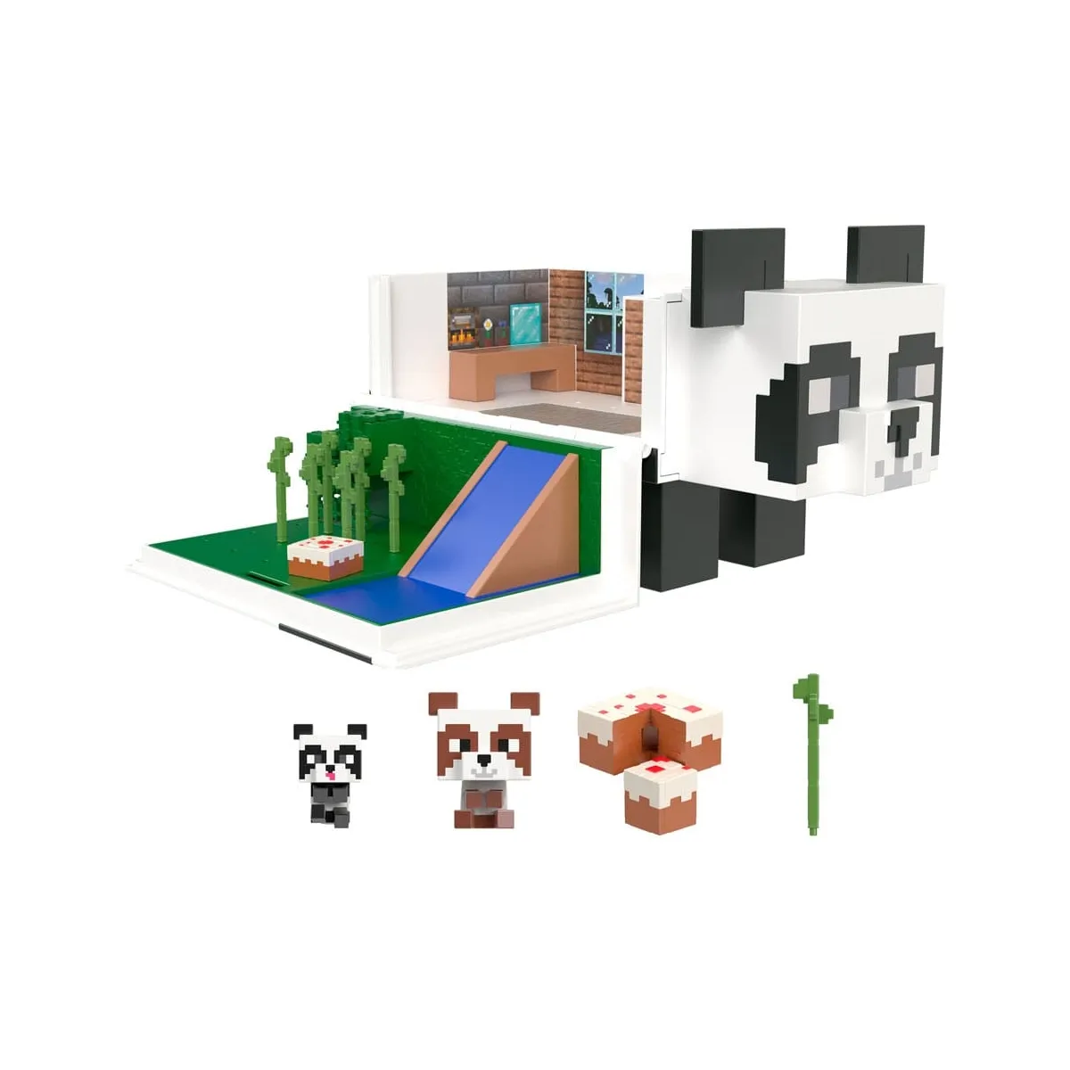 Mattel Minecraft Mob Head Minis Panda - vue 3