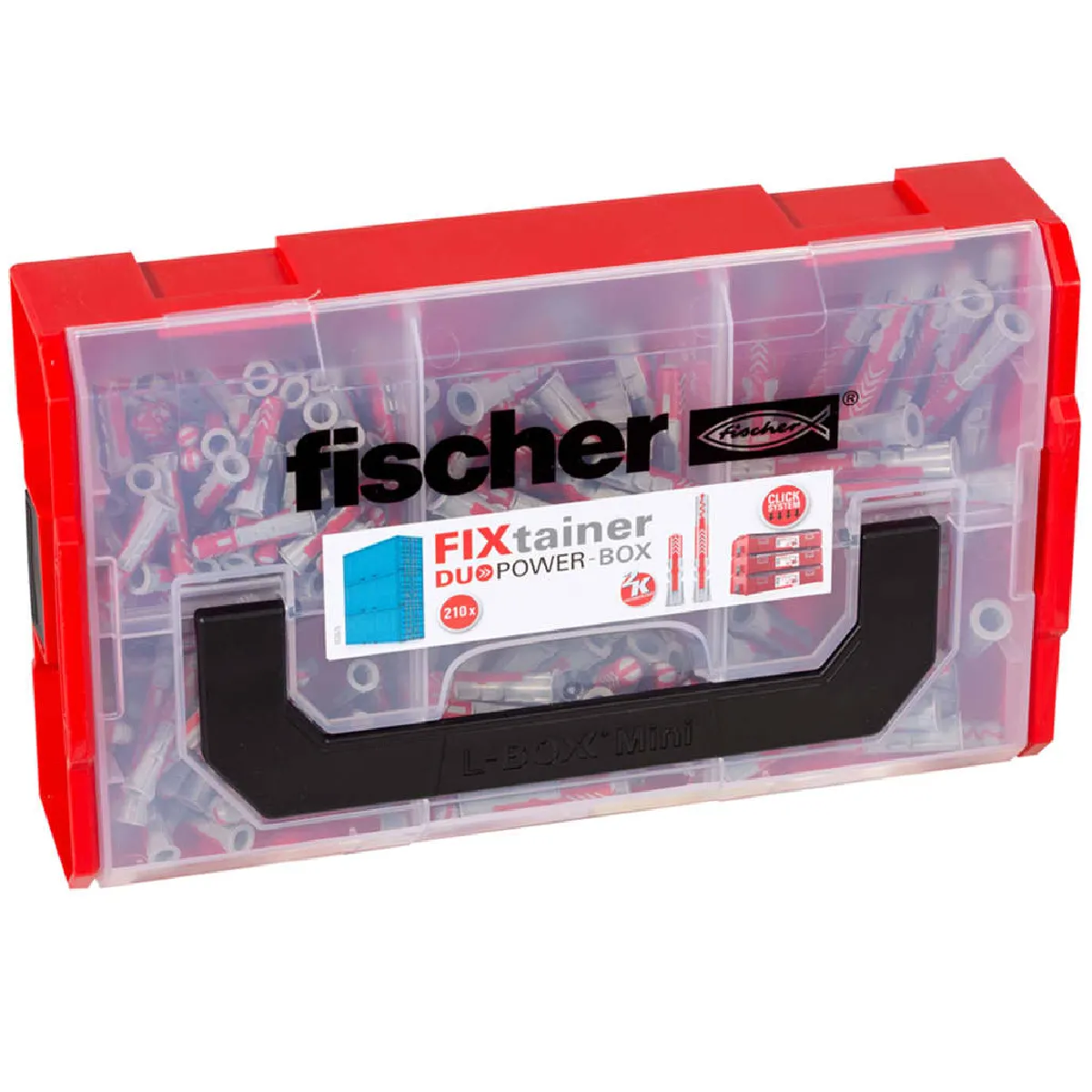 Fischer Jeu de chevilles FIXtainer DUOPOWER