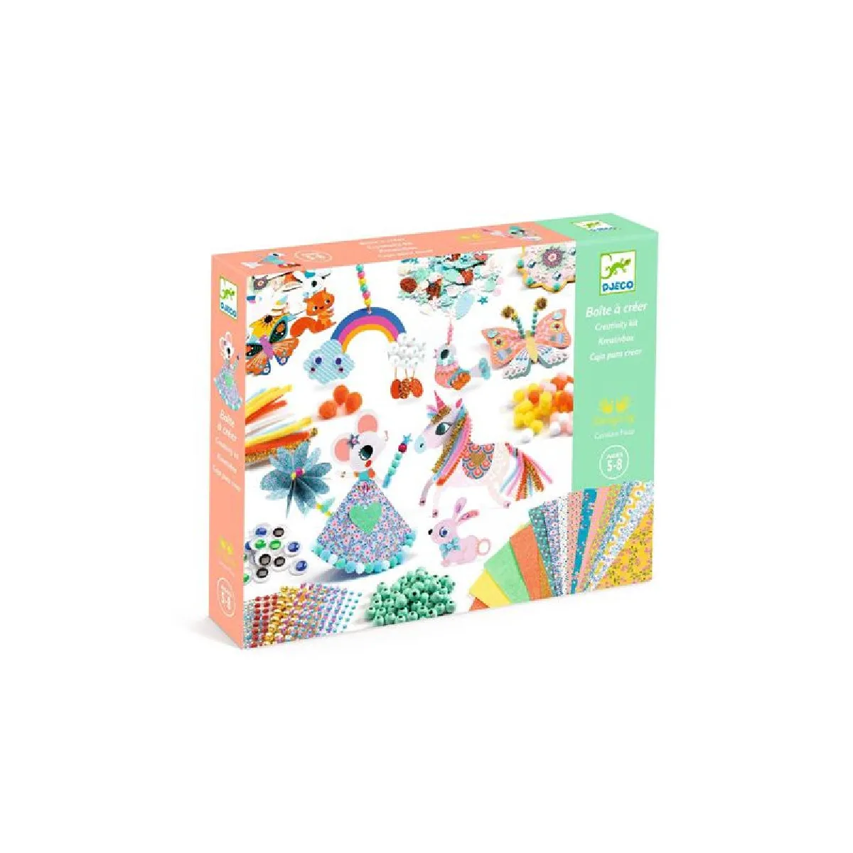 Djeco Multicolore Jeu Créatif Boîte À Créer - Image 2