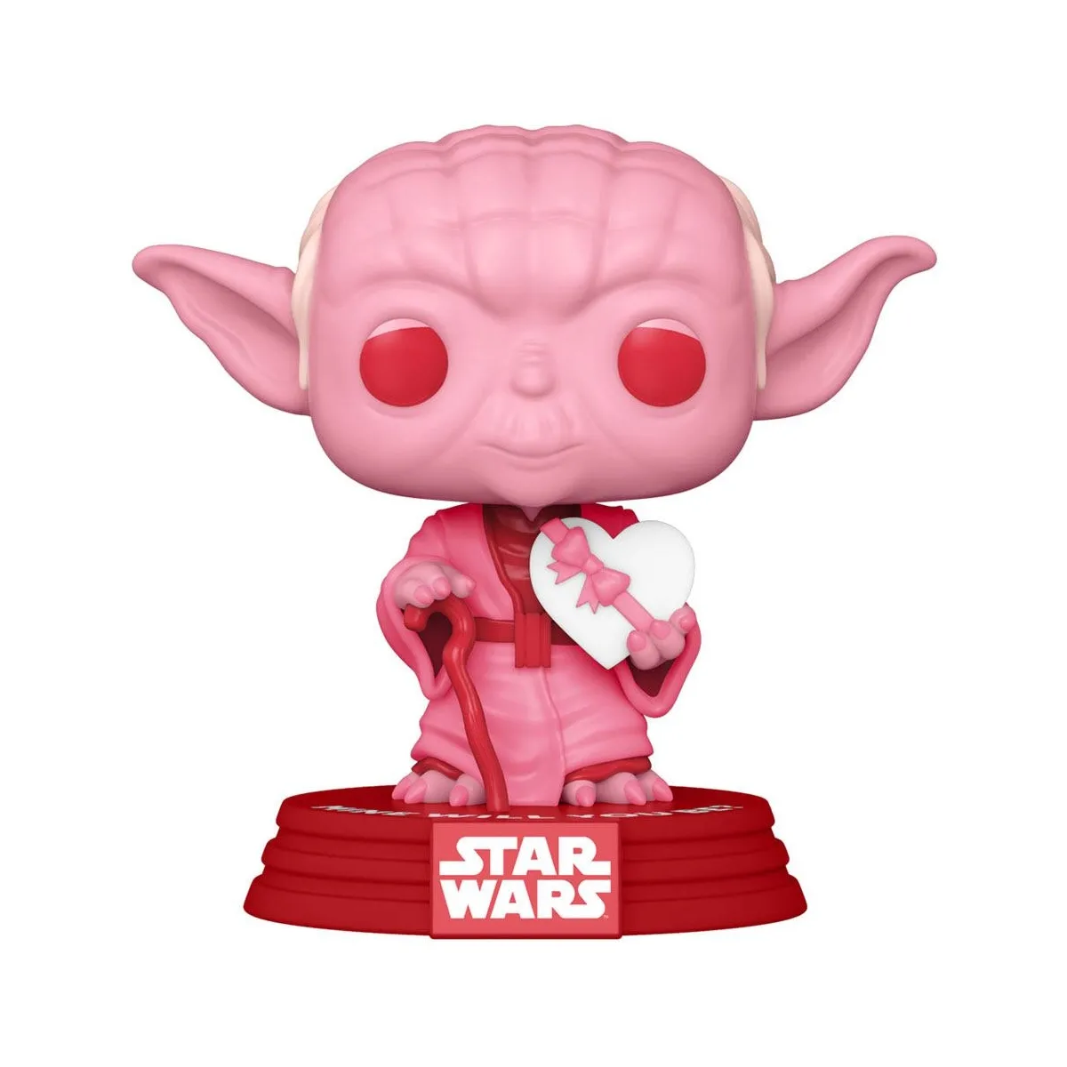Figurine Funko Pop! Star Wars : Valentines Yoda wHeart - vue 2