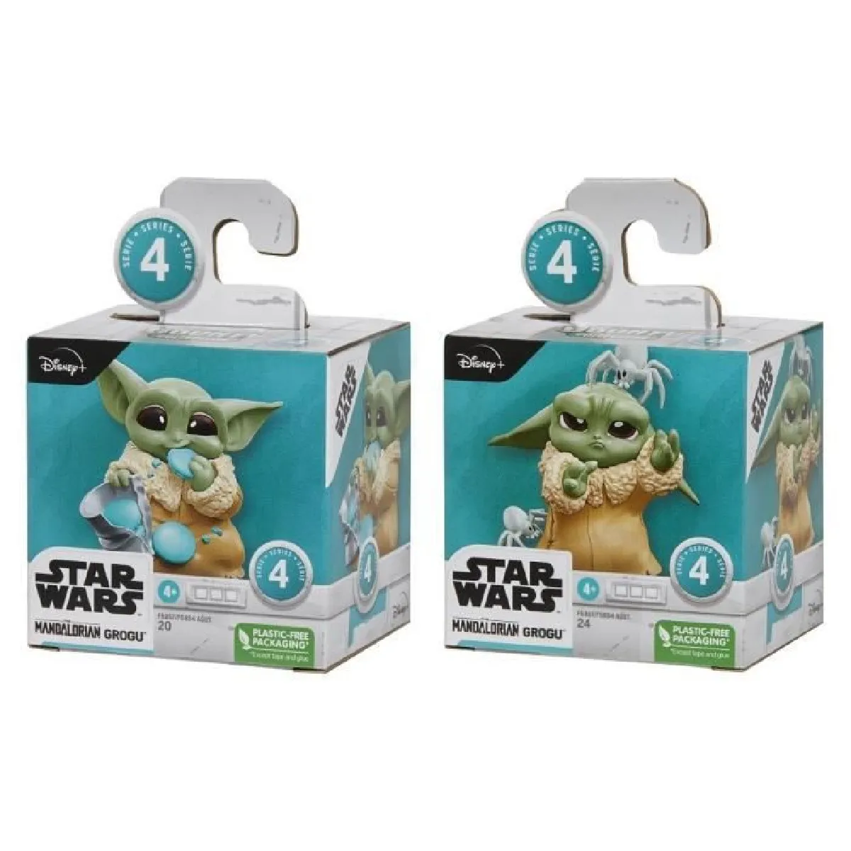 Hasbro Figurines Star Wars The Mandalorian Grogu – Pack de 2