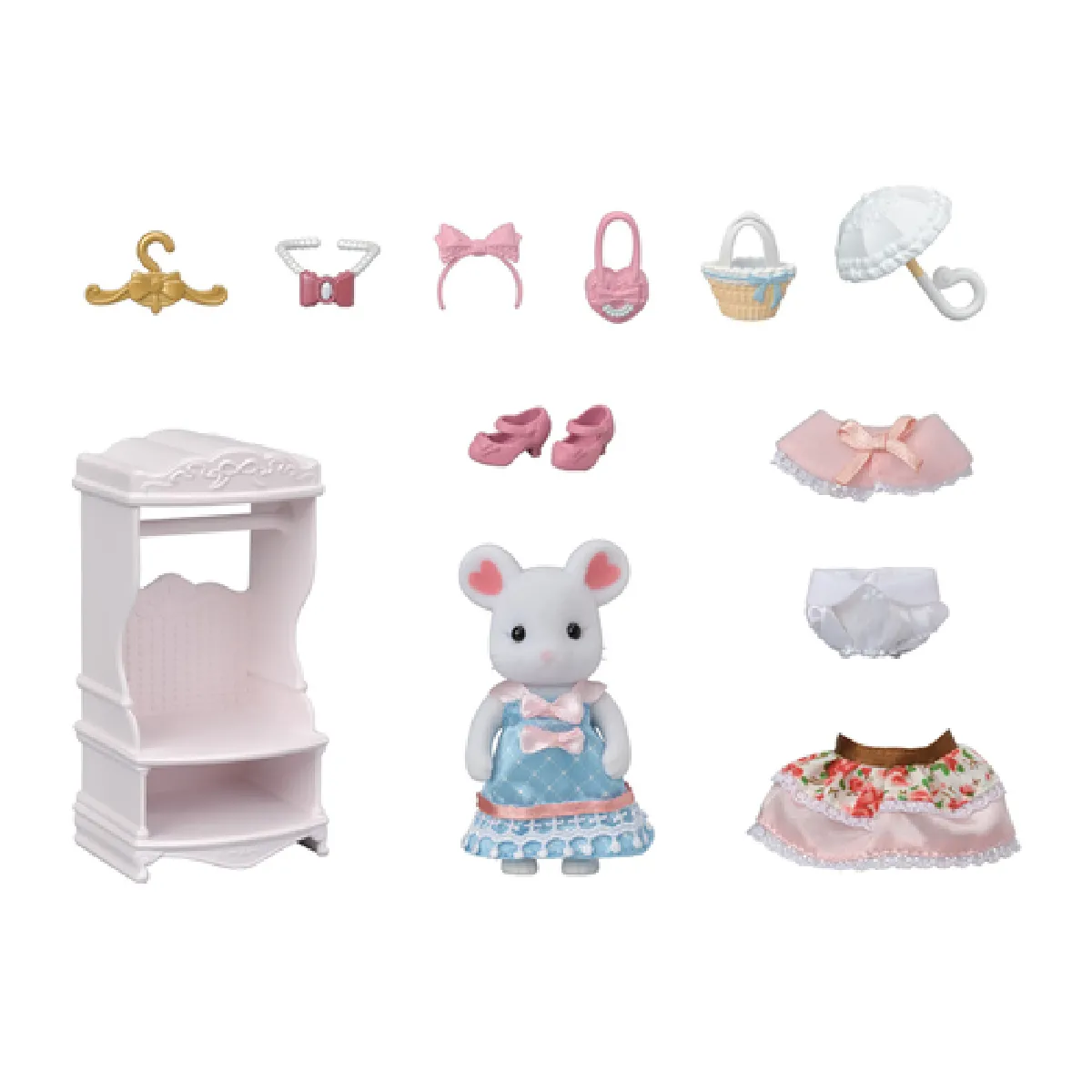 Sylvanian Families 5540 : La valisette de mode et grande soeur marshmallow Epoch d'enfance - vue 2