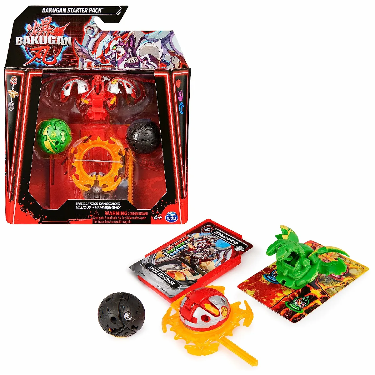 Bakugan 3.0 Starter Pack Nillious Hammerhead Dragonoid - vue 2