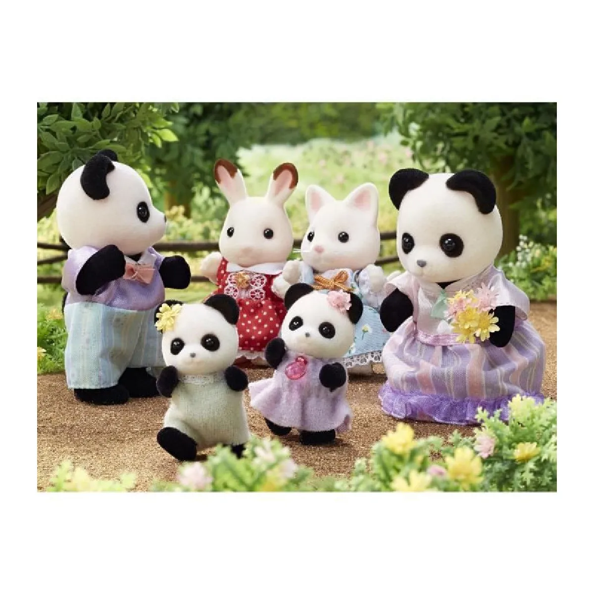 Sylvanian Families 5529 : La famille panda Epoch d'enfance