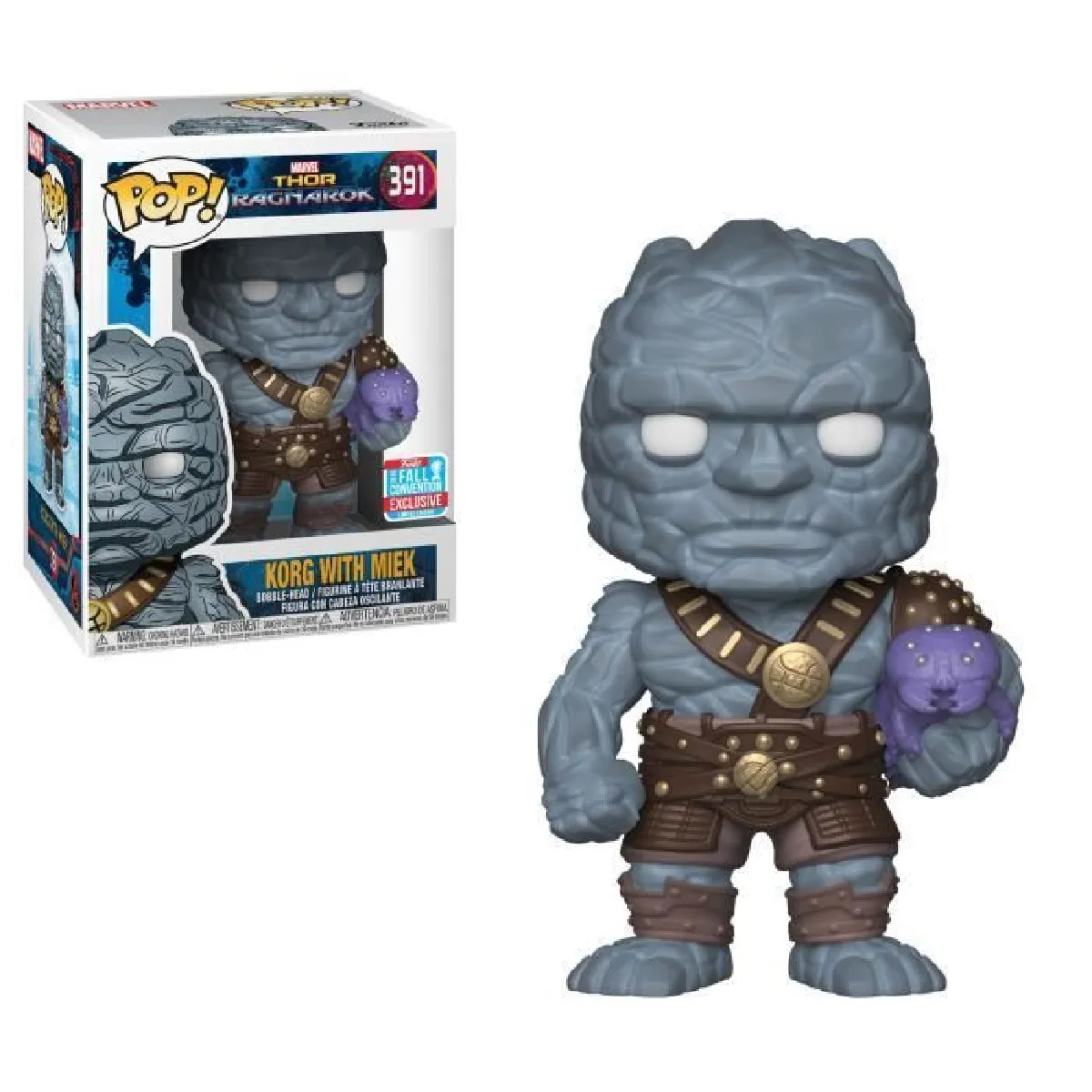 Funko Figurine POP Marvel Thor Ragnarok Korg et Miek