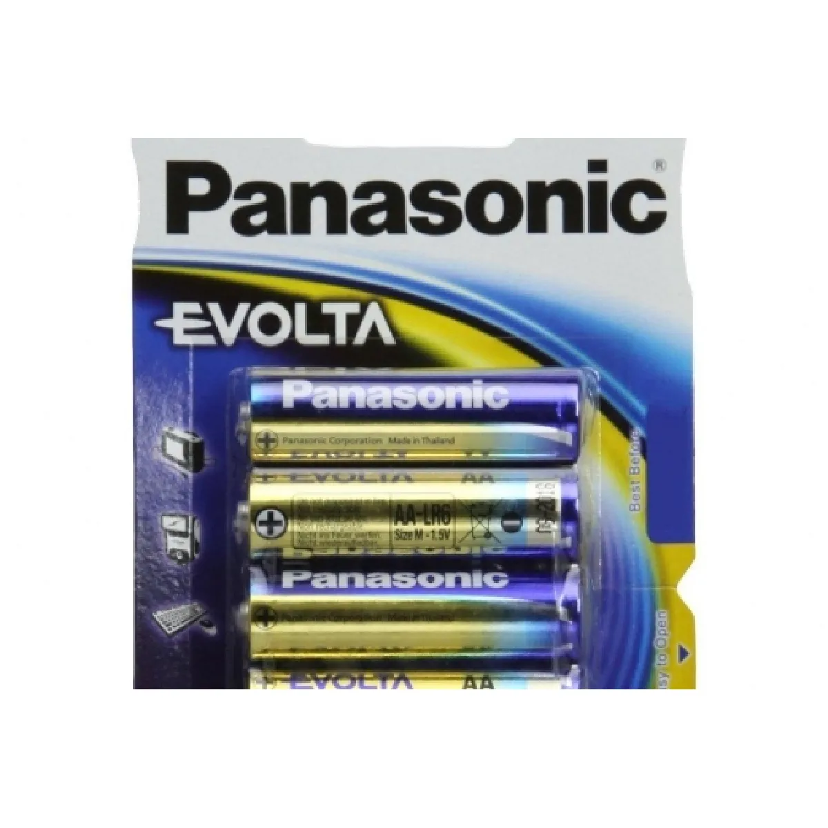 Gamesland Panasonic Piles Alcalines Evolta Aa Lr06 - X4