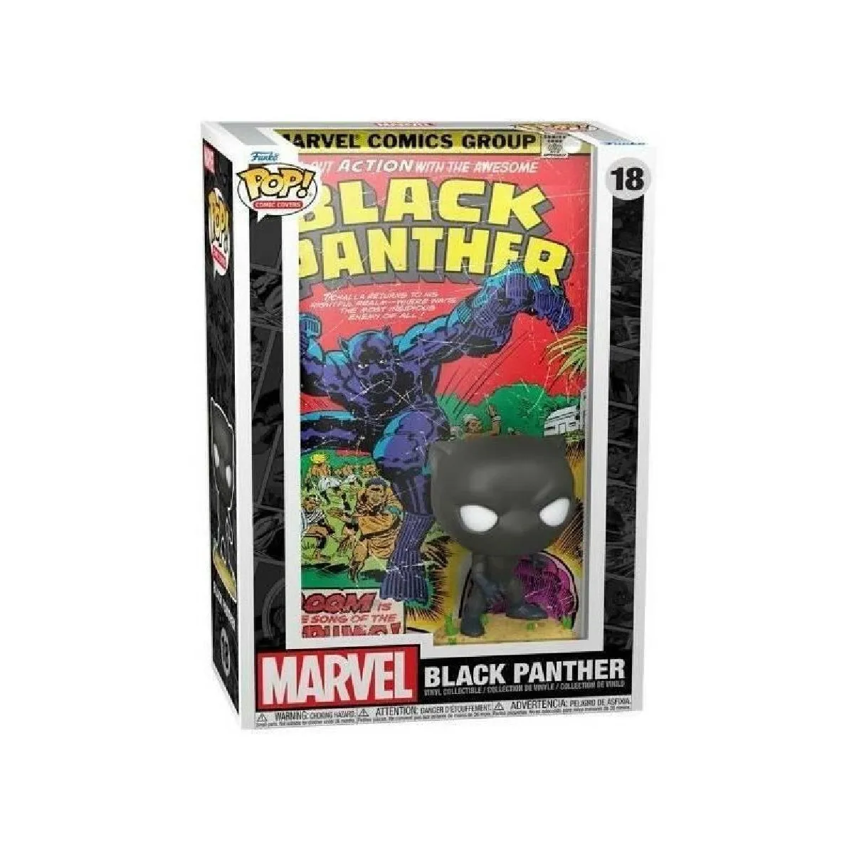 Figurine Funko POP! Comic Cover Marvel Panther Figurine de collection officielle - vue 9