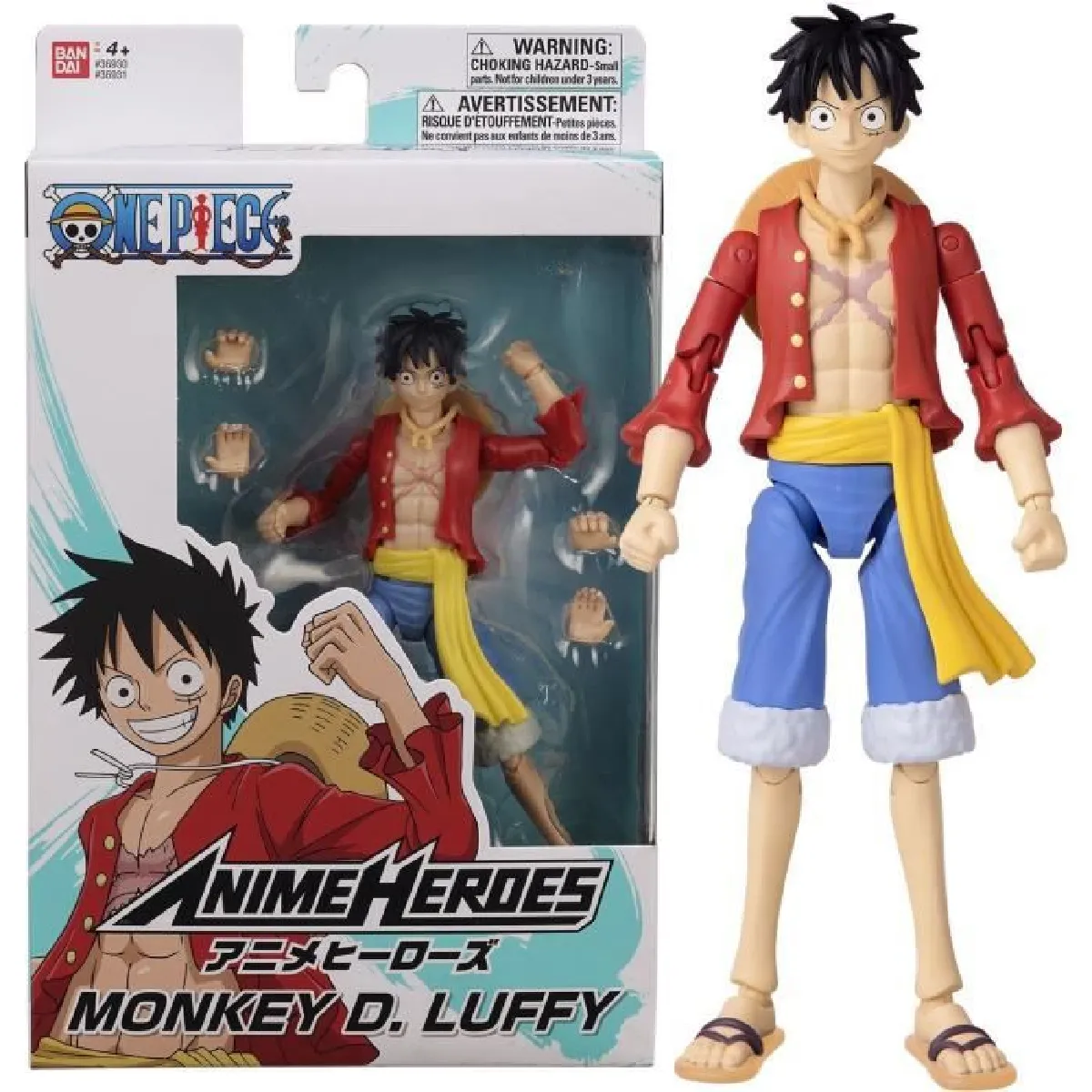 Bandai figurine Anime Heroes One Piece Monkey D. Luffy