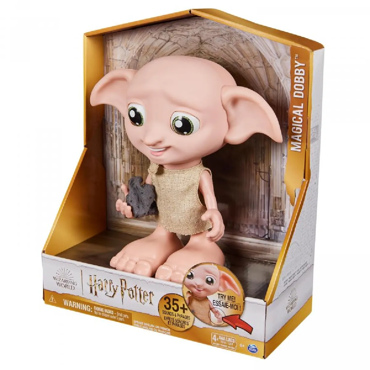 Harry Potter Figurine DOBBY interactive 20 cm Wizarding World - vue 6
