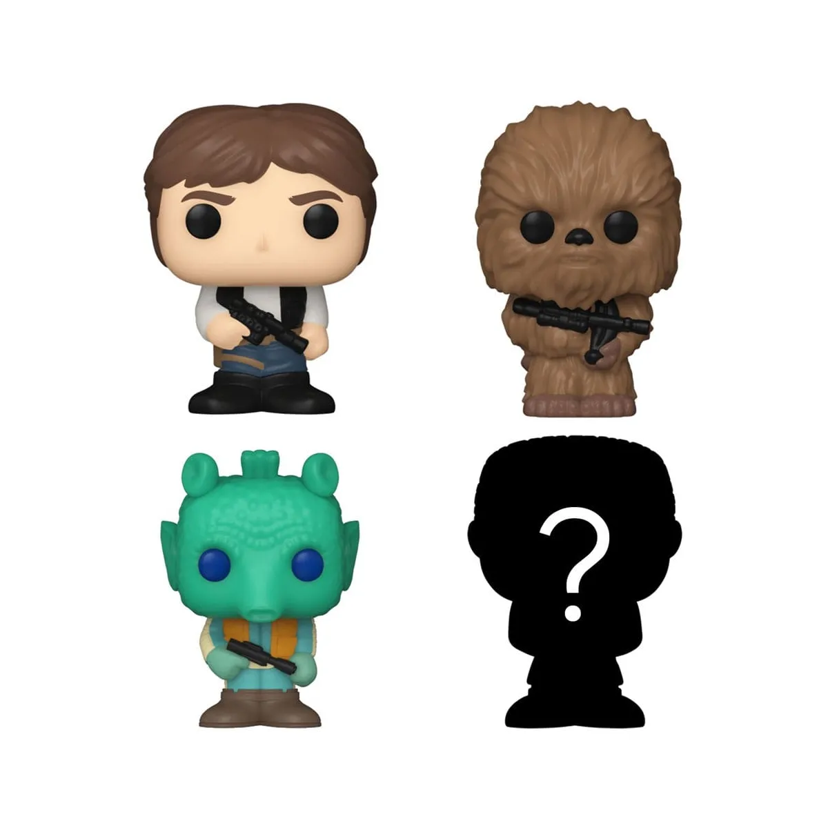 Star Wars Pack 4 Figurines Bitty POP!