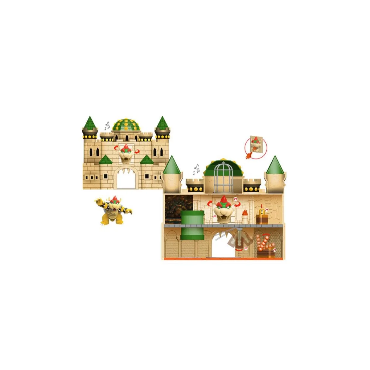 Jakks Pacific Playset Château Bowser Super Mario