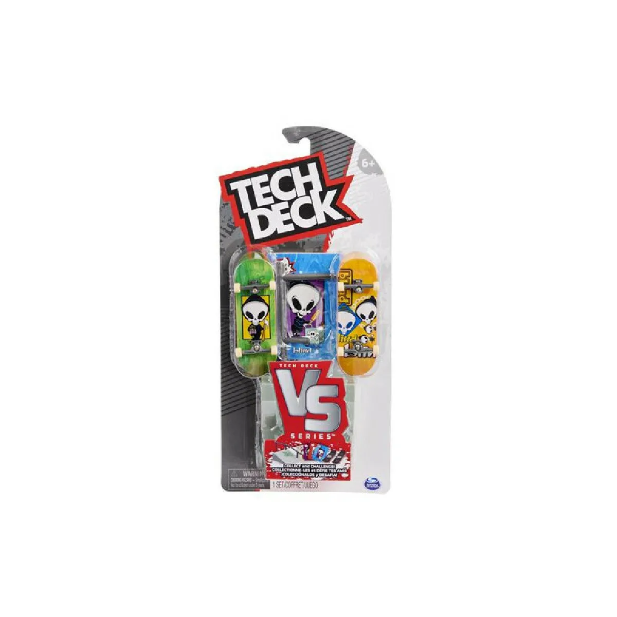 Tech Deck Multicolore Pack Versus 2 Finger Skates Modèle Aléatoire - Image 3