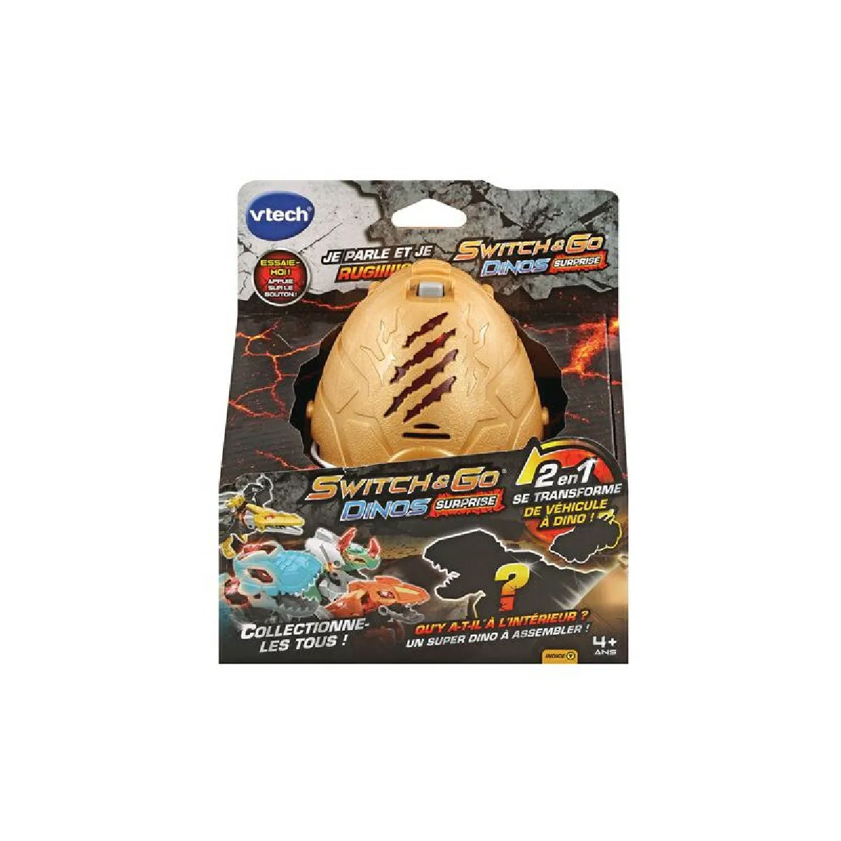 Voiture Switch & Go Dinos Surprise Vtech La Boite En Modèle Aléatoire - vue 5