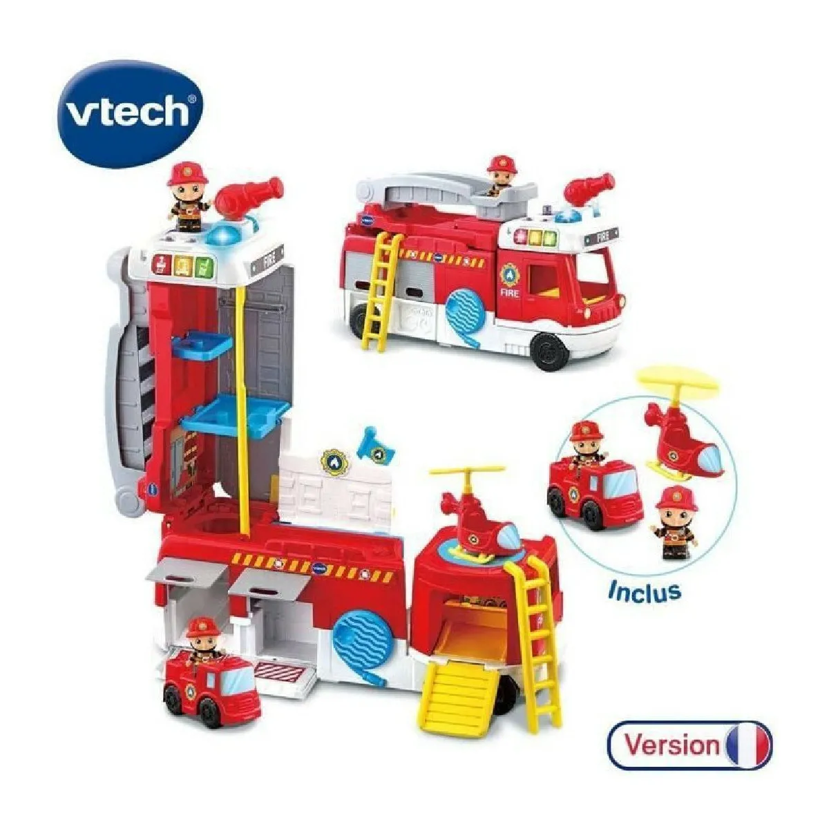 VTech Tut Tut Copains Super Camion Caserne de Pompiers