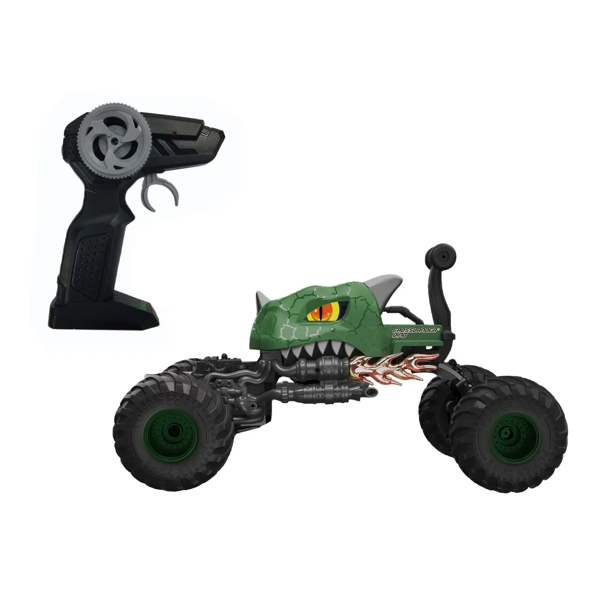 Lexibook Unisex Noir Jouet Télécommandé Cabrage Rotatif Crosslander® Dino - Image 3