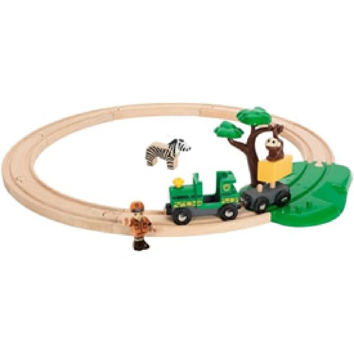 BRIO - Circuit safari - Circuit de train - Bois - Image 3