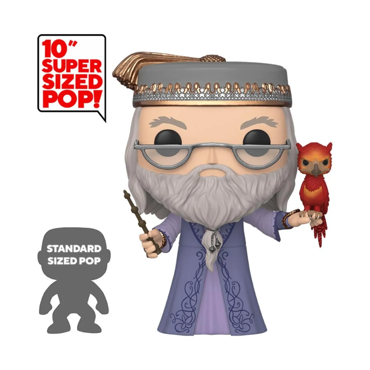 Figurine Funko Pop! HP: Harry Potter 10 Dumbledore wFawkes - vue 4