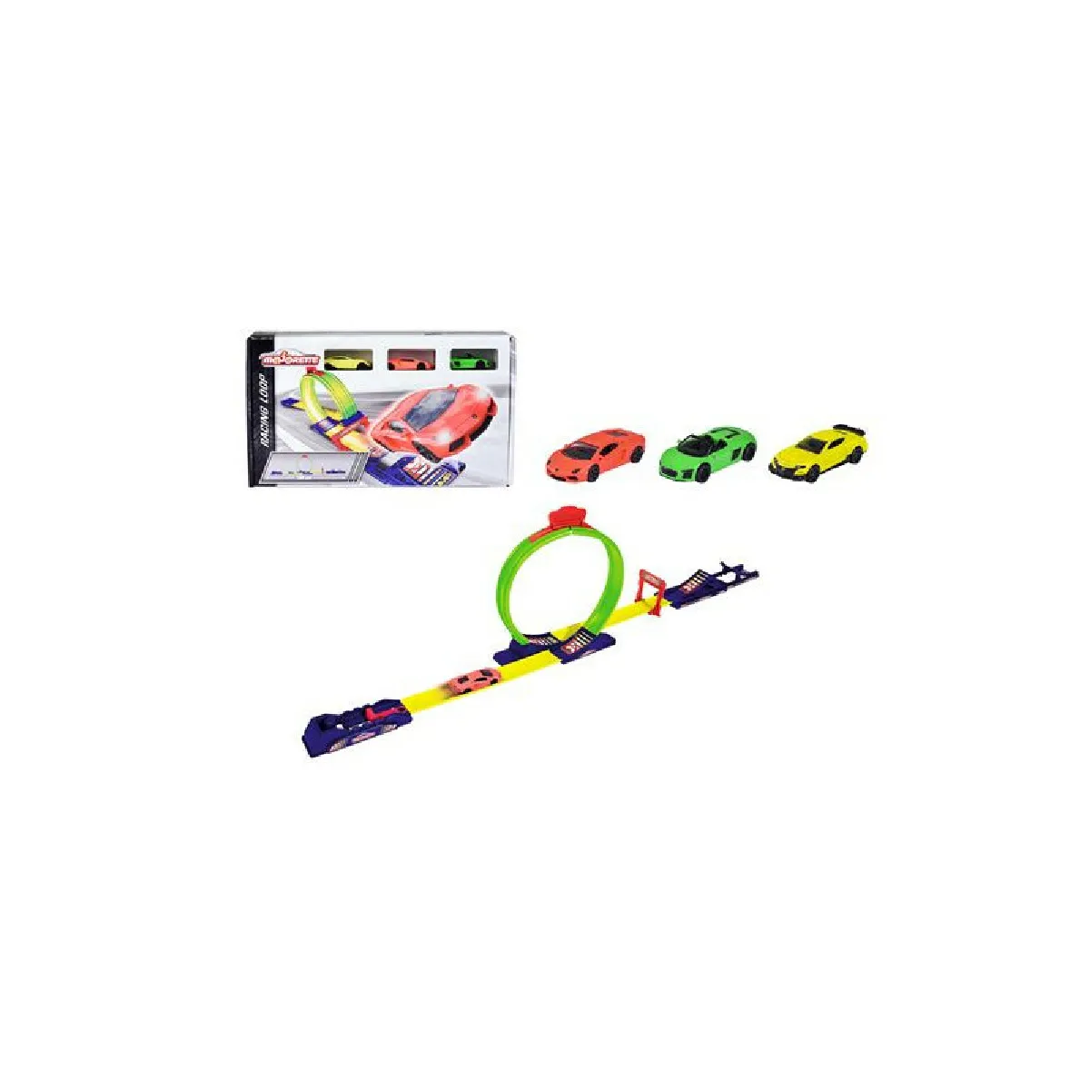 Majorette Racing Loop Pack de 3 Véhicules